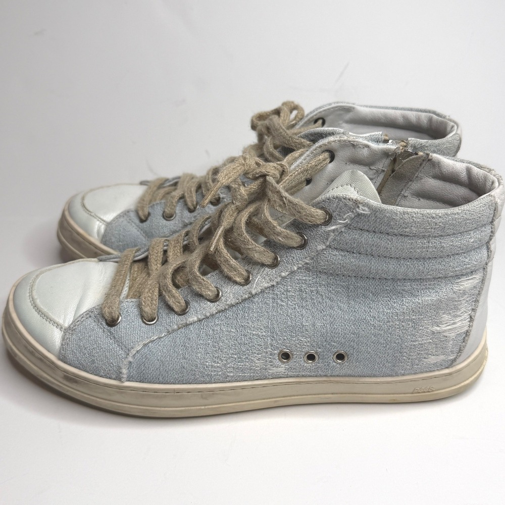 P448 Women's Skate Denim High‎ top Sneakers Size 40